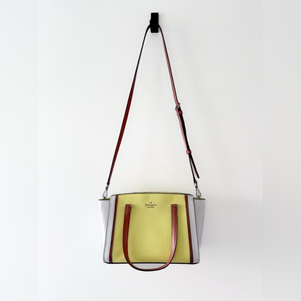 ✨SOLD KATE SPADE New York Small Patterson Drive Geraldine Satchel in Limelight - Picture 4 of 17